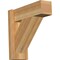 Ekena Millwork Traditional Block Rough Sawn Outlooker, Western Red Cedar, 6"W x 16"D x 16"H OUT06X16X16TRA05RWR - alternate 1